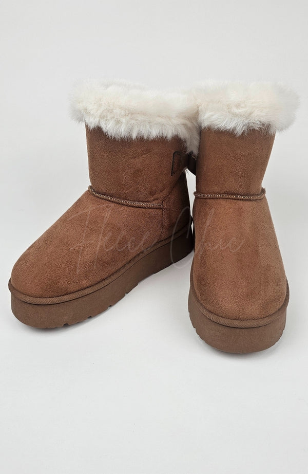 Cute Winter Boots with Bow