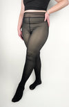 The Original Fleece Lined Tights™ with Single Back Seam