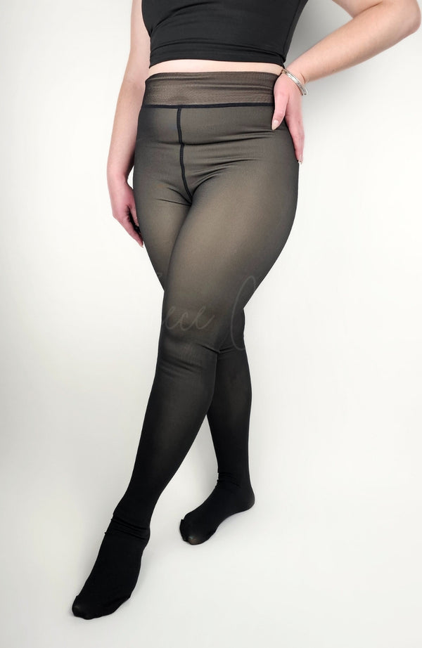 The Original Fleece Lined Tights™ with Single Back Seam