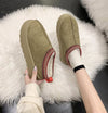 Fleece Lined Platform Slippers