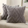 Geometric Bohemian Plush Pillow Covers