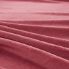 Rose colored fleece sheets are shown in close-up detail - Fleece Chic