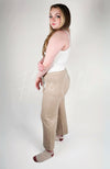 Elegant Fleece Lined Knit Pants