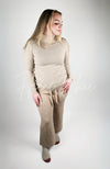 Elegant Fleece Lined Knit Pants