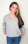 Timeless V Neck Wool Sweater