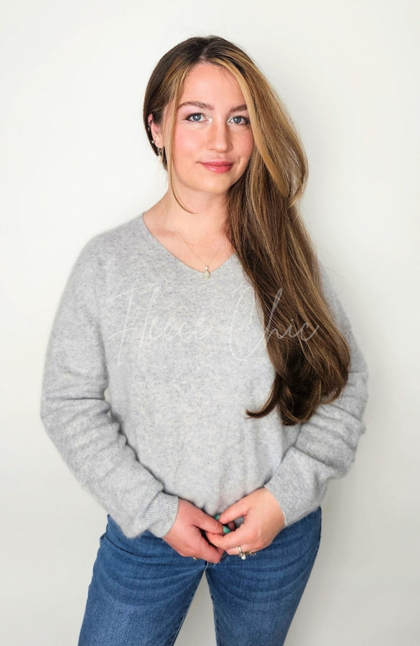 Timeless V Neck Wool Sweater