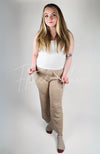 Elegant Fleece Lined Knit Pants