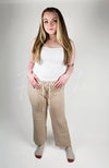 Elegant Fleece Lined Knit Pants