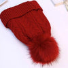 Red fleece hat by Fleece Chic