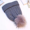 Gray sherpa hat by Fleece Chic