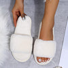 Kick Your Feet Up Faux Fur Slides