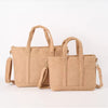 Shearling Tote with Shoulder Strap