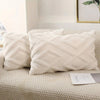 Geometric Bohemian Plush Pillow Covers