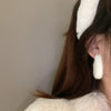 Lasting Impression Plush Hoop Earrings