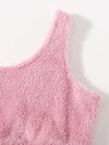 A fleece bra is shown up close for detail - Fleece Chic