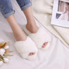 Criss Cross Memory Foam Slippers