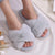 Criss Cross Memory Foam Slippers