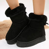 Cute Fur Lined Winter Boots with Bow