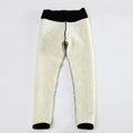 Cosy leggings are turned inside out to show off their fleece lining - Fleece Chic