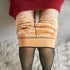 Fake translucent fleece tights - Fleece Chic